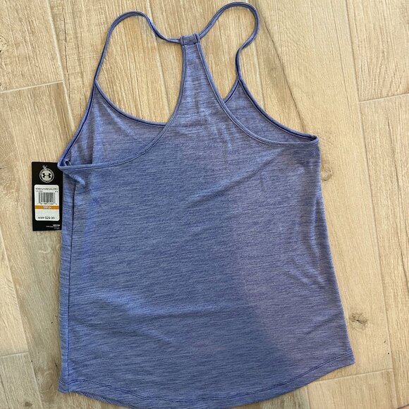 Purple Striped High Neck UnderArmor Tank Top NWT - Picture 5 of 5